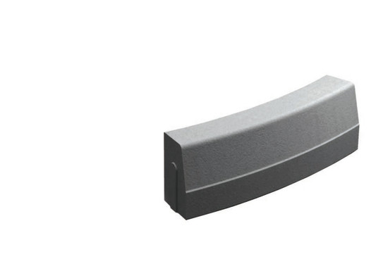 Silniční obrubník obloukový R2, vnější