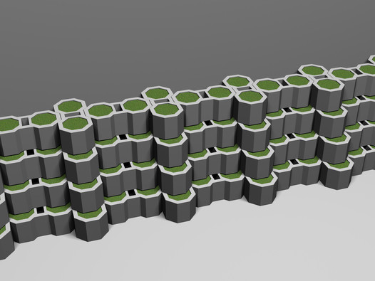 Svahové tvárnice PATIO